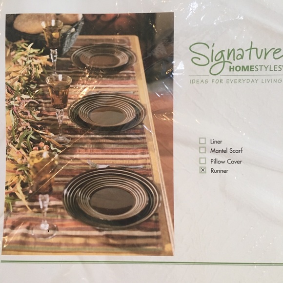 Burnt Orange Quilted Runner - Picture 3 of 5